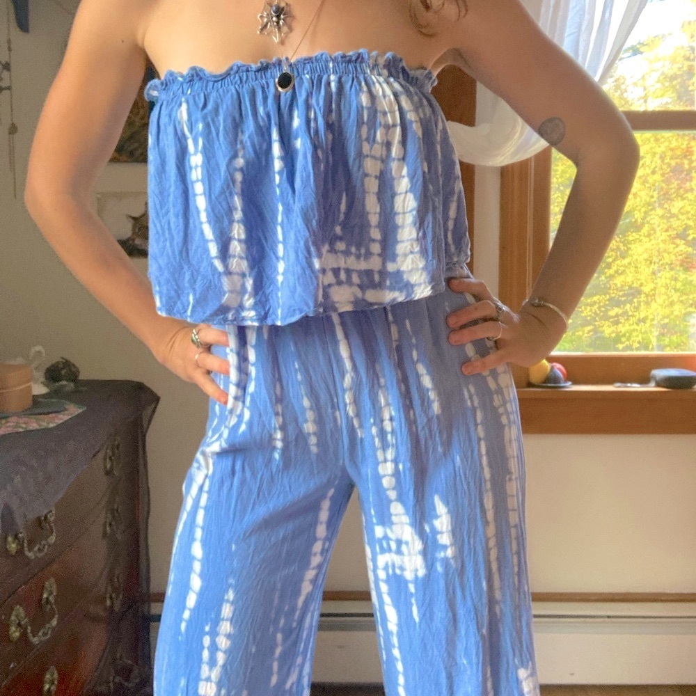 Bohemian tye-dye jumper